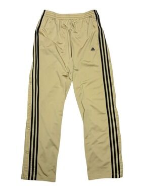 ADIDAS Vintage Y2K Tearaway Pants Activewear Basketball Trousers Mens Medium